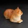 Souvenir "British Cat" 7x6x13 cm, porcelain color mix