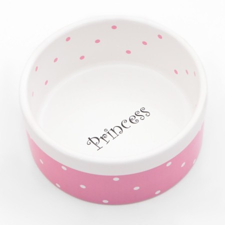 Ceramic bowl "Princess" 400 ml 13 x 5.5 cm, pink-2