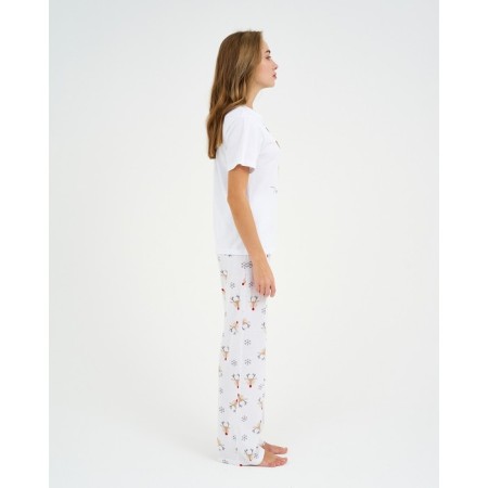 Women's pajamas (T-shirt and trousers) KAFTAN "Deers" R.44-46-6