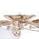 Closure Closure Kero 5x60W E14 gold 56x56x18 cm