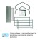 Greenhouse-stellage, 4 shelves, 160 × 65 × 40 cm, metal frame d = 16 mm, spanbond cover 60 g/m²