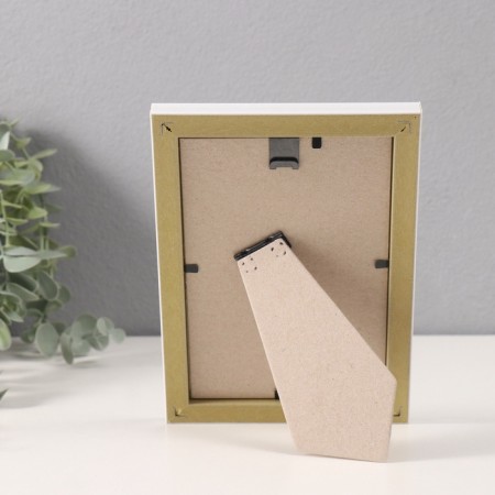 Photo frame Plastic "Kame" 10x15 cm, white-3
