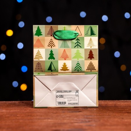 Laminated "Christmas tree" packet 11.5 x 14.5 x 6 cm-1