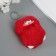 Fluffy on the ring "Monster Zubastik" red 10x8x8 cm