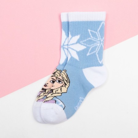 Children's socks "Elsa", cold heart, size 16-18 cm-1