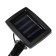 Street thread in the sun. bat. Uniel, "Milkyway", 5 m, IP44, 50 LED, 1 dir, multi