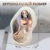 Grace mirror, mirror surface 12.5 × 21 cm, white color