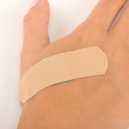 Adhesive plastry bactericidal Verofarm set of 8 pcs on a woven base, bodily-7
