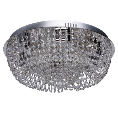 Isolde chandelier 6x60W E14 chrome 50x50x23cm