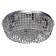Isolde chandelier 6x60W E14 chrome 50x50x23cm