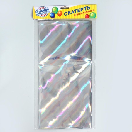 Golography tablecloth, silver color-4