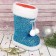 Gift packaging "Boot", blue color