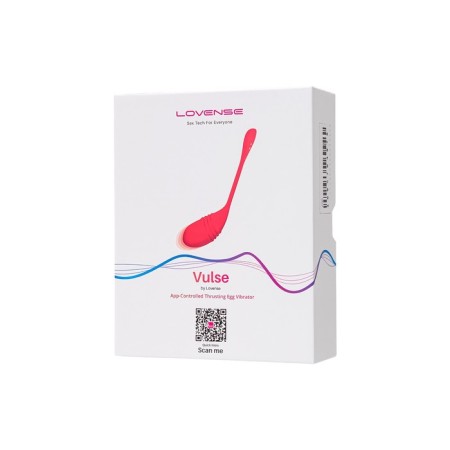 VIBROYAICO Lovense Vulse, 20.3 cm, silicone, red color-12