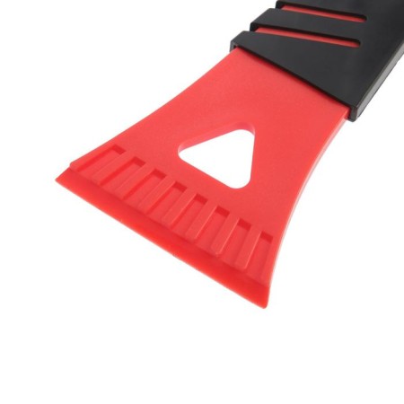 Torso ice scraper, width 7 cm, red-black-1