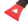 Torso ice scraper, width 7 cm, red-black