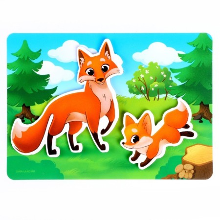 Developing Velcro Game "Cubs and Mom"-2