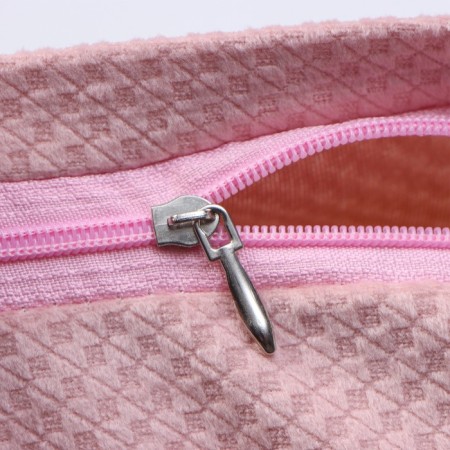 Decorative pillowcase "Ethel" pearls 42*42 cm, pink-3