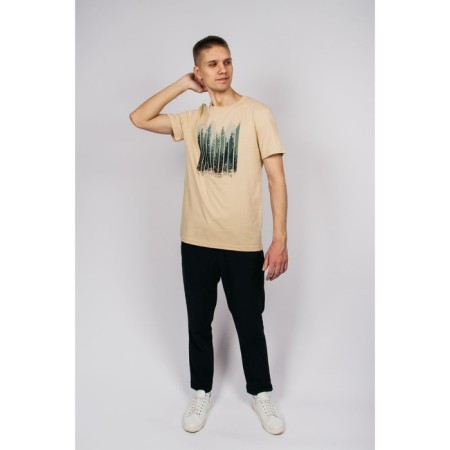 Male T -shirt, size 56, sandy color