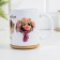 Sublimation mug "March 8" with a gift, with application