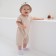 Pesnopher-football cap for children's minku, beige color, height 86-92 cm