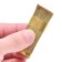 Brush for cleaning mills, copper, 6 × 2 cm, golden color