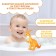 Rubber toy for the bath "Dinosaur: Haddrosaurus, 26 cm, with a squeal, crumb I