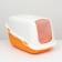 Pet -it house-house for cats 57x39x38, orange/white