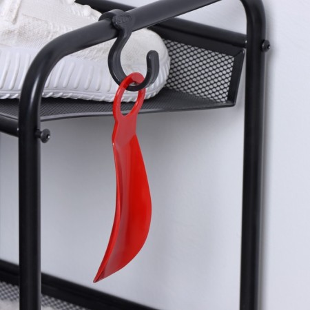 Spoon for shoes, with a ring, color mix-1