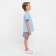 Set for a boy (T-shirt, shorts) minku color-blue/gray, height 122
