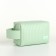 Lightning cosmetic bag, green color