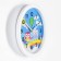 Walls wall, D-28 cm, children's, "owls", silent