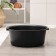 Round household basin "Economy", 15 l, color mix