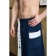 Male Kilt with embroidery, the color is dark blue, Makra