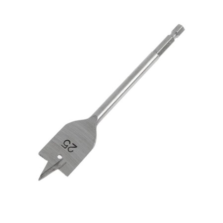 Wood drill feather tundra, hexagonal shank, 25 x 152 mm