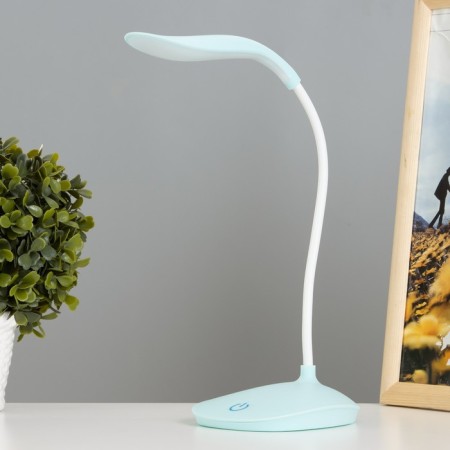 Lamp table sensor 3 modes LEDX14 "drop" blue USB 42x12.5x10 cm Risalux