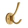Furniture hook Cappio Simple, two -rod, matte gold
