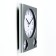 Wall clock "Fidelity", 29.5 x 25 cm, D-20 cm, thermometer, hygrometer, discrete move