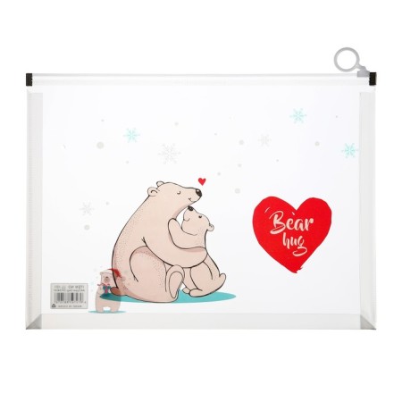 Lightning folder A4, 180 MKR format, with a drawing "Bears", mix-2