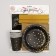 Set of dishes "Happy Birthday", confetti, black and gold