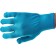 Gloves of nylon garden, knitting class 13, with PVC points, size 10, blue