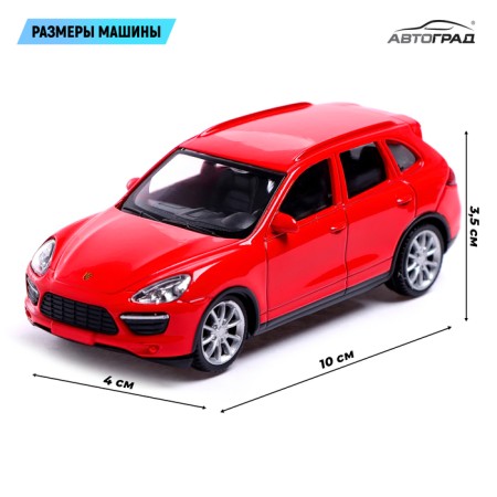 Metal machine Porsche Cayenne Turbo, 1:43, Red color-1