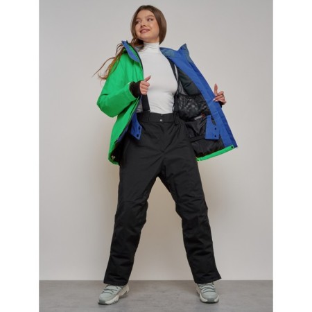 Ski costume Women Winter, size 50, green color-21