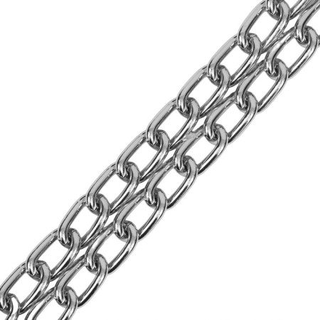 Collar - two -row metal strain, 75 cm, wire thickness 3 mm-3