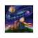 Organizer in a bathtub on suction cosmos "Magic Cosmos", for storing toys and trifles, size 33x39 cm