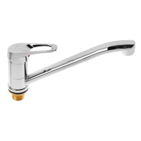 ACCOONA A4150 kitchen mixer, one -leaf, with nut, brass, chrome