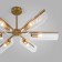 Ceiling Lamp EUROSVET TROMPETA 70144/6, E14, 6x60W, 740x740x310 mm, brass color
