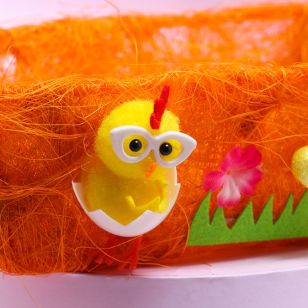 Easter decorative basket "Joy" 20x18x7 cm-1
