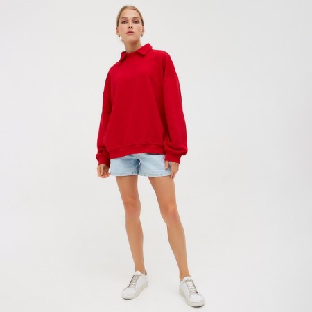 Jumper Female Minaku: Casual Collection Red color, rr 42-5