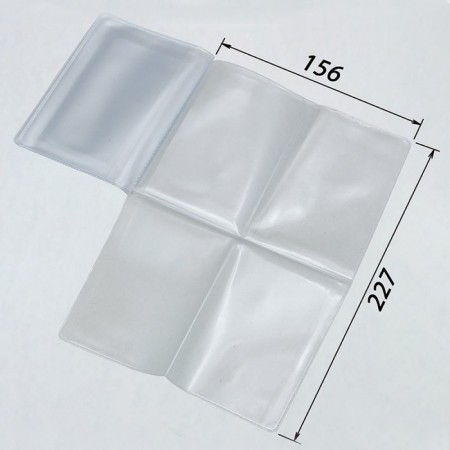 Covers for documents without fastening, genuine leather, brown color-3