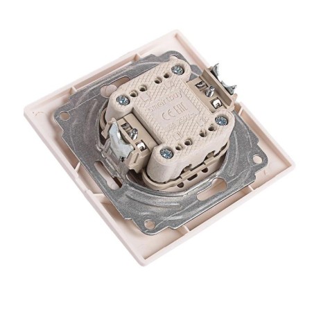 Smartbuy switch Venus, 10 A, 1 key, with an indicator, white-1